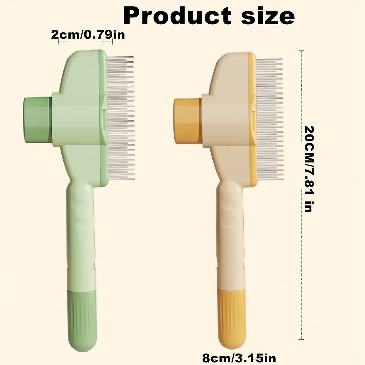 Self-Cleaning Pet Grooming Brush