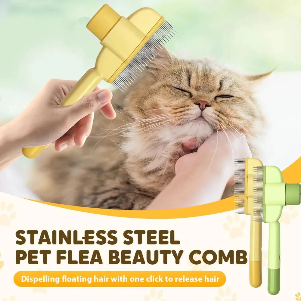 Self-Cleaning Pet Grooming Brush