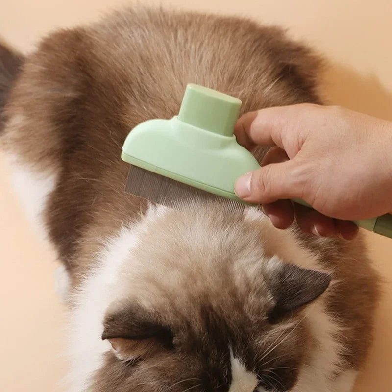Self-Cleaning Pet Hair Removal Comb