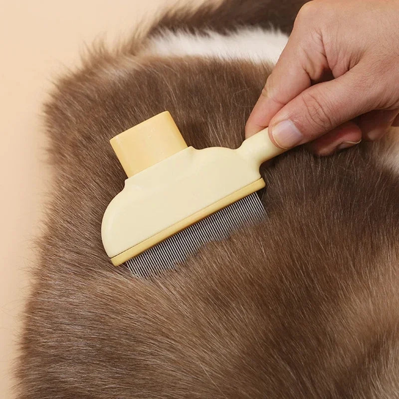 Self-Cleaning Pet Hair Removal Comb