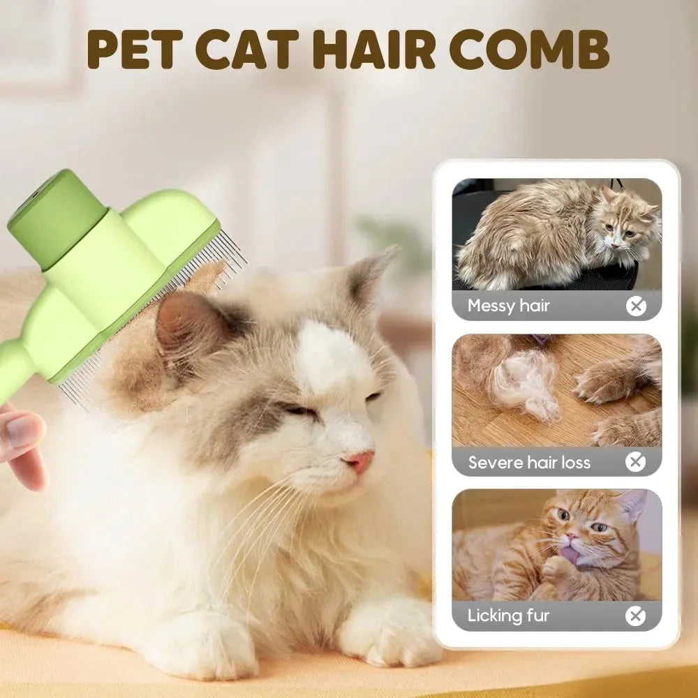 Self-Cleaning Pet Grooming Brush