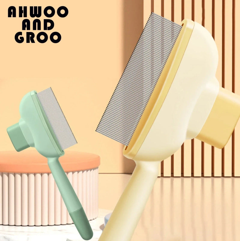 Self-Cleaning Pet Hair Removal Comb